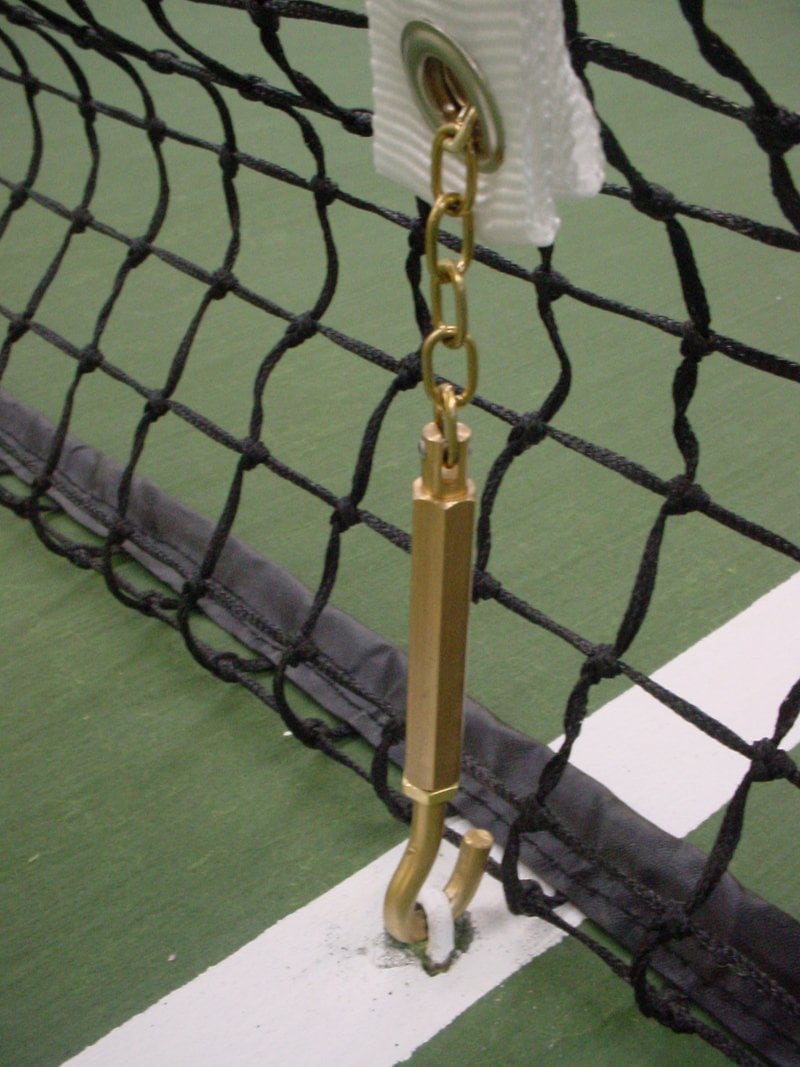 Tennis centre band brass swivel