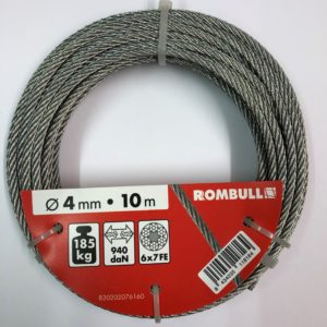Steel wire rope 4x10m
