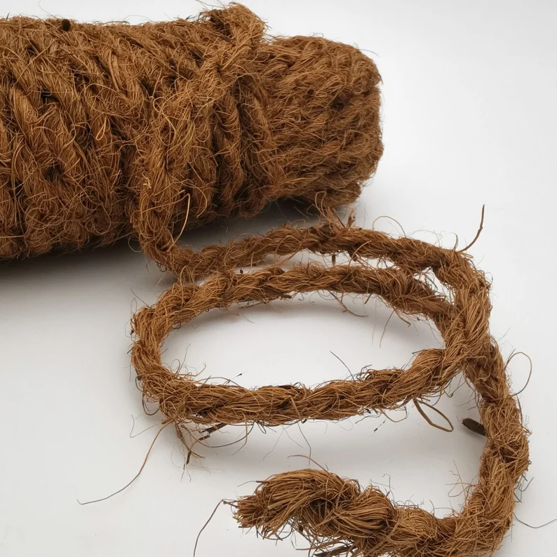 Coconut fibre rope