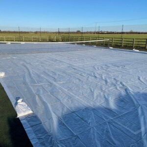 Tennis court cover