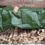 Just the right size to cover a pile of logs alongside your house or garage. This heavyweight tarp is meant to be out all year in the worst of weather conditions and is a manageable size